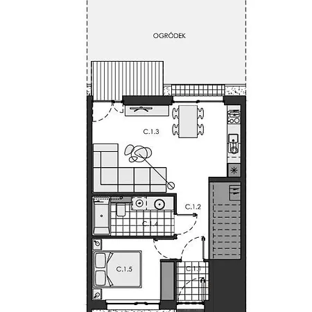 Appartement Wyspa Cudow - Wyspa Sobieszewska Gdańsk